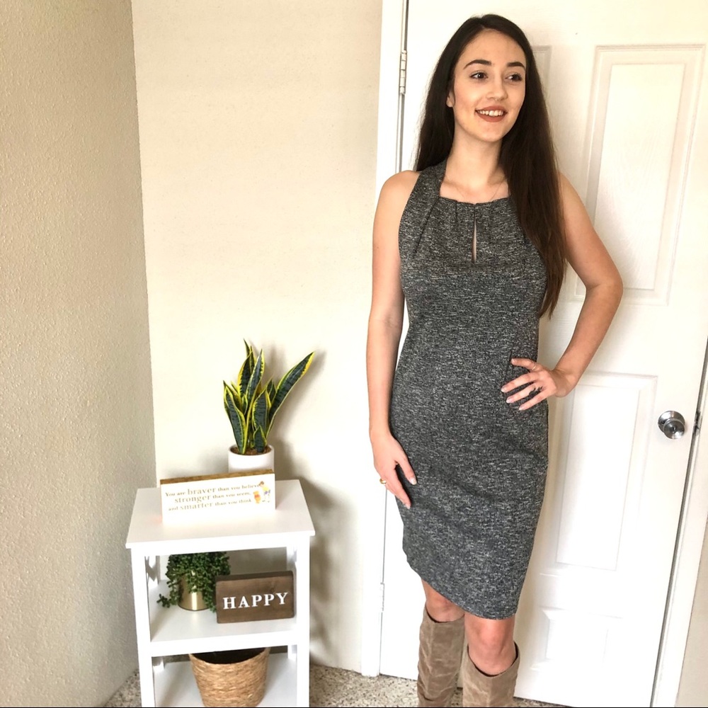 Classic Heather Gray business casual dress